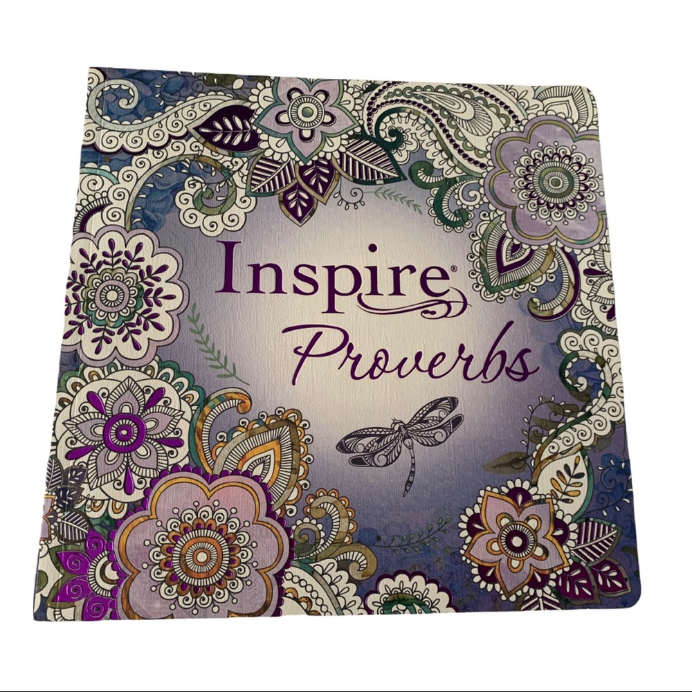 NWT Inspire Proverbs Softcover Colouring & Creative Journaling Bible Book